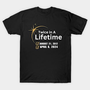 Solar Eclipse Skeleton April 8th 2024 T-Shirt